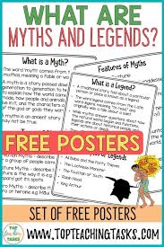 We Have Put Together A Free Set Of What Are Myths And Legends Posters As An Introduction To Your Myths And Legen Writing Myths Traditional Literature Legend