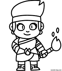 Amber Brawl Stars Ausmalbilder Kostenlos Drucken