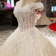 Rivenditore pronovias roma, atelier abiti da sposa roma. Aijingyu Abito Da Sposa Top Crop Immagine Reale Negozio Piu Il Formato Da Sposa Sexy Del Partito Tessuto Abito Di Lusso Abiti Da Sposa Italiani