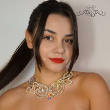 Collier de danse par Amalia Design, bijoux de danse de salon, collier de  danse orientale, collier de salon de bal, collier en strass, bijoux de  danse orientale