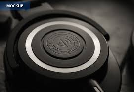 Free Headphone Logo Mockup Psd Psd Sucker Free Photoshop Psd Mockup Headphone Logo Logo Mockups Psd Logo Mockup Branding Mockups Free