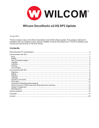 Wilcom Decostudio E2 0q Sp2 Update Manualzz Com