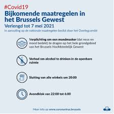 We lossen de maatregelen stap voor. Nieuwe Maatregelen Na Het Overlegcomite Van 14 April 2021 Coronavirus Brussels