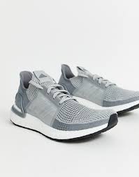 Black And Grey Ultra Boost 19 Adidas Running Ultraboost 19 In Gray Adidas Shoes Women Adidas Running Shoes Womens Workout Shoes
