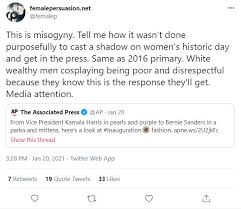 Misogynistic af ретвитнул(а) certified lover boy. Helen On Twitter Idk What The Girlies Are Going Thru This Week But Bernie Sanders Is A 79 Year Old Man And It Was Probably 38 Degrees When That Photo Was Taken Https T Co Eqxkq5d9kj