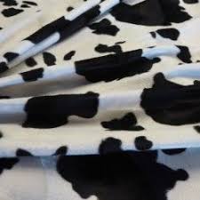 Tissu Imitation Peau De Bete Vache Noir Et Blanc Tissu Fausse Fourrure Vache Noire Et Blanche Fausse Fourrure