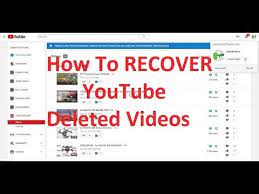 Recovering lost youtube videos via web archive. How To Recover A Deleted Youtube Videos Youtube