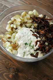Vegan Bacon Ranch Potato Salad Recipe Bacon Ranch Potato Salad Bacon Ranch Potatoes Ranch Potato Salad