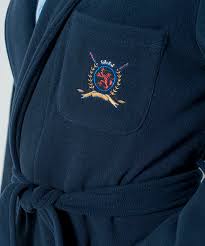 Robe De Chambre En Polaire 90 Cm Marine Homme 2096016 Damart