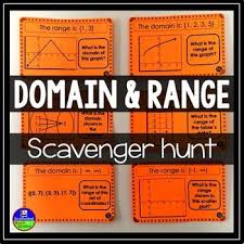 Domain And Range Scavenger Hunt Algebra Resources Algebra Activities Scavenger Hunt