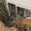 My firm generally drills 12″ diameter holes along the property line. 1