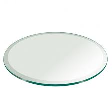 62 Inch Round Tempered Glass Table Top 1 2 Thick Beveled Polish Glass Top Table Glass Table Tempered Glass Table Top