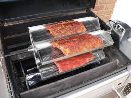 Rib O Lator Rotating Barbecue Rotisserie Fits Onto Any Grill Grilling Bbq Recipes Grill Bbq Grill Design