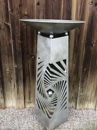Dekosaule Scala Mit Schale Silber Metall Design Silber Und Metall