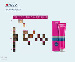Indola Intensive Tone On Tone Color Chart Hair Color