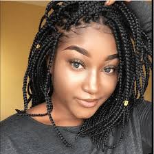 Beautiful Box Braided Bob Ig Themercede S Naturalhairmag Naturalhair Bob Braids Hairstyles Small Box Braids Hairstyles Bob Braids