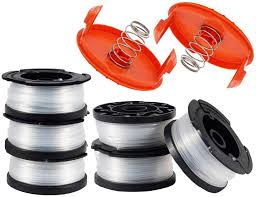 Do not grasp the exposed cutting line when picking up or holding the trimmer. 30ft 0 065 Autofeed Weed Eater Spools With Rc 100 P Spool Cover Cap Compatible With Black Decker Electric Trimmers Poweka Strimmer Spool For Black Decker Af 100 String Trimmers Replacement Part Diy