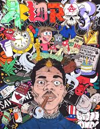 Pin By Chris Obryan On Music For My Soul Rapper Art Chance The Rapper Wallpaper Hip Hop Art