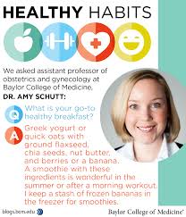 Healthy Habits Dr Amy Schutt Enjoys Homemade Smoothies Well Balanced Workouts