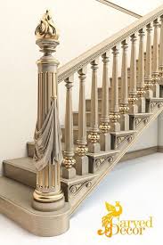 Arteferro post caps highlight the importance of the building that they protect. Unfinished Decorative Carved Newel Post Cap Hand Carved Top For The Stair In 2021 Stair Railing Design Railing Design Newel Post Caps