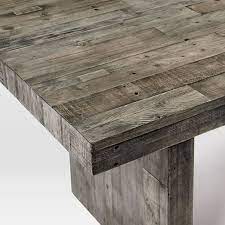 Coordinates with west elm's emmerson® reclaimed wood dining bench (sold separately). Emmerson Reclaimed Wood Expandable Dining Table Stone Gray Reclaimed Wood Dining Table Expandable Dining Table Wood Dining Bench