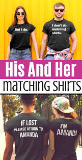 Couples nicknames are also a great way to call upon your love in the middle of a crowd. Matching Couple Shirt Ideas His And Her Matching Shirts Matching Couple Shirts Couple Shirts Relationships Couple Shirts
