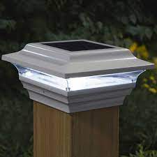 Davinci premium solar post cap lights turn your posts into outdoor lights. Imperial Solar Post Cap Light By Classy Caps Decksdirect