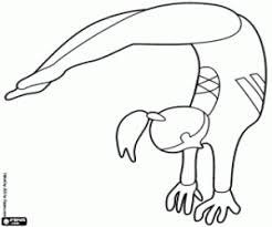 Artistic Gymnastics Rhythmic Gymnastics Coloring Pages Printable Games