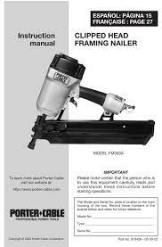 Maybe you would like to learn more about one of these? Porter Cable Fm350a Instruction Manual Pdf Download Manualslib