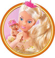 Amazon.com: Simba Toys - Steffi Love Princess Royal Baby Playset,Gold :  Toys & Games