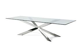 Shop for stainless steel dining table at bed bath & beyond. Gabbi Glass And Stainless Steel Dining Table 210cm