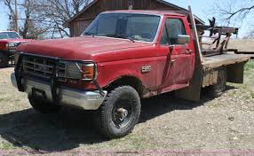 1991 ford f250 custom flatbed pickup truck in leon ks item h2144 sold purple wave 1991 ford f250 custom flatbed pickup