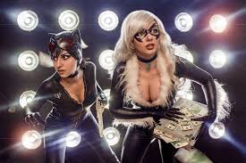 Agflower Black Cat Marvel Catwoman Cosplay Cat Woman Costume
