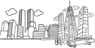Free, printable coloring pages for adults that are not only fun but extremely relaxing. Metropolitan Skyscraper Coloring Page Coloring Pages Coloring Pages For Kids Train Coloring Pages