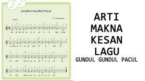 Arti Syair Lagu Gundul Gundul Pacul Asal Daerah Dan Tangga Nada Kunci Jawaban Tema 6 Kelas 5 Hal 21 Tribunsumsel Com