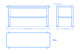 Check out our banquette seating selection for the very best in unique or custom, handmade pieces from our stools & banquettes shops. Benches Dimensions Drawings Dimensions Com