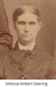 Melissa Louise Smith Deering (1827-unbekannt)
