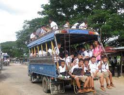 School bus – in Thai – 'song taow': Boys Only on Top | One step at a time  took me to Thailand as a Peace Corps Volunteer