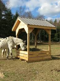 Pellet bedding is perfect for stables with tight space constraints, because storing wood pellets takes up significantly less space than other alternatives. Horse Covered Feeder Horse Feeder Horse Shelter Hay Feeder