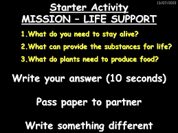 13 07 What Do You Need To Stay Alive Ppt Download