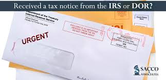 Where do i write attention on an envelope. Received A Notice From The Irs Or Department Of Revenue Here S What You Need To Do Sacco Tax