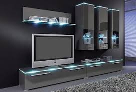 Wohnwand Line Set 6 Tlg 3 Hangevitrinen 2 Tv Unterteile 1 Glasbodenpaneel Online Kaufen Otto Modernes Fernsehzimmer Tv Wandgestaltung Tv Wanddekor