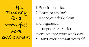 By applying these simple tips to better organize your day at work, you will experience a range of benefits to help ensure you leave your work at work, and get out on time. Follow These Tips For Stress Free Work Environment Eukhost Forum