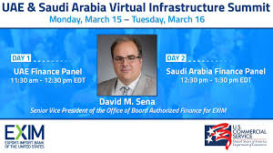 Inscripción a través de la pagina institucional. Export Import Bank On Twitter Usbusinesses Looking To Explore New Markets In The Middleeast Please Join Exim Svp David Sena March 15 16 For A Virtual Infrastructure Summit In Saudiarabia Uae