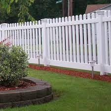 White picket fences and scalloped picket fences. Weatherables Plymouth 5 Ft H X 8 Ft W White Vinyl Picket Fence Panel Kit Pwpi 3r5 5 5x8 The Home Depot