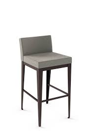 Amisco Ethan Stationary Stool With Low Back Bar Stools Kitchen Bar Stools Compact Table And Chairs