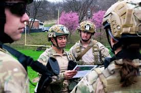 Teams are moving out during the 51st annual #Sandhurst Military Skills  Competition. Which team are you cheering for? For updates throughout the  competition go to https://westpoint.edu/Sandhurst #Sandhurst2019 #USArmy  Photos by CDTs Evan