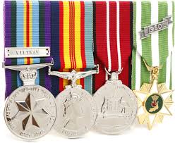 A wide variety of antique australian medals. Vietnam Medals