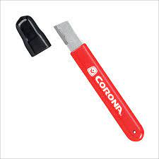 To sharpen your lawn mower blade, you'll need a socket or wrench to fit the blade nut. Amazon Com Corona Ac 8300 Garden Tool Blade Sharpener 1 Pack Basic Pack Knife Sharpeners Kitchen Dining