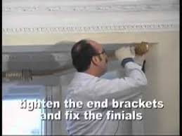 Please note that if you are replacing a curtain pole or rail, we advise that you measure the width of the existing fitting rather than the window. How To Fit Bay Window Curtain Poles Part 3 Youtube